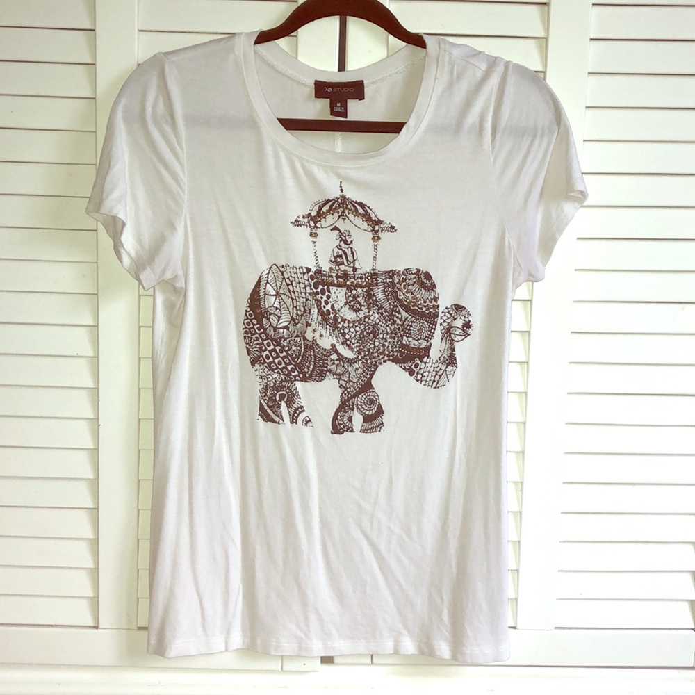 Cream Elephant Shirt
